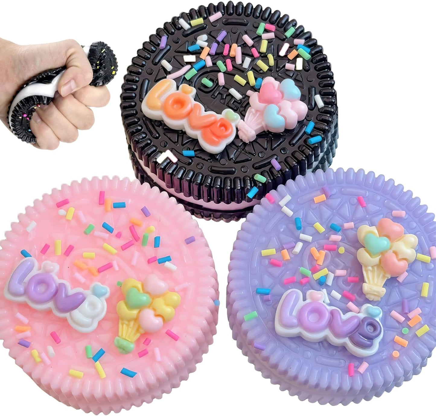 ONIROS Sticky Cookie Squishies 